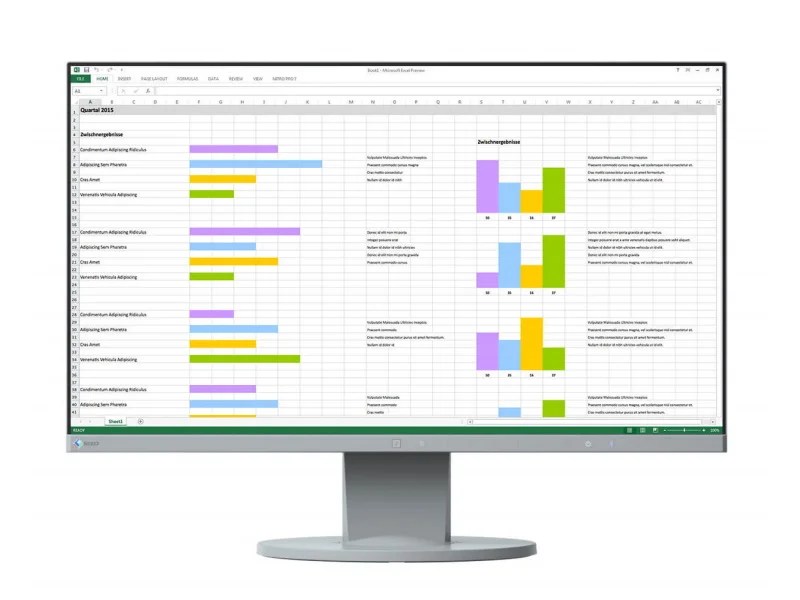 Eizo FlexScan EV2450 marble grey