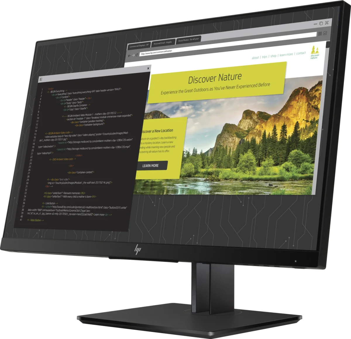 HP Z24nf G2, Ansicht 2