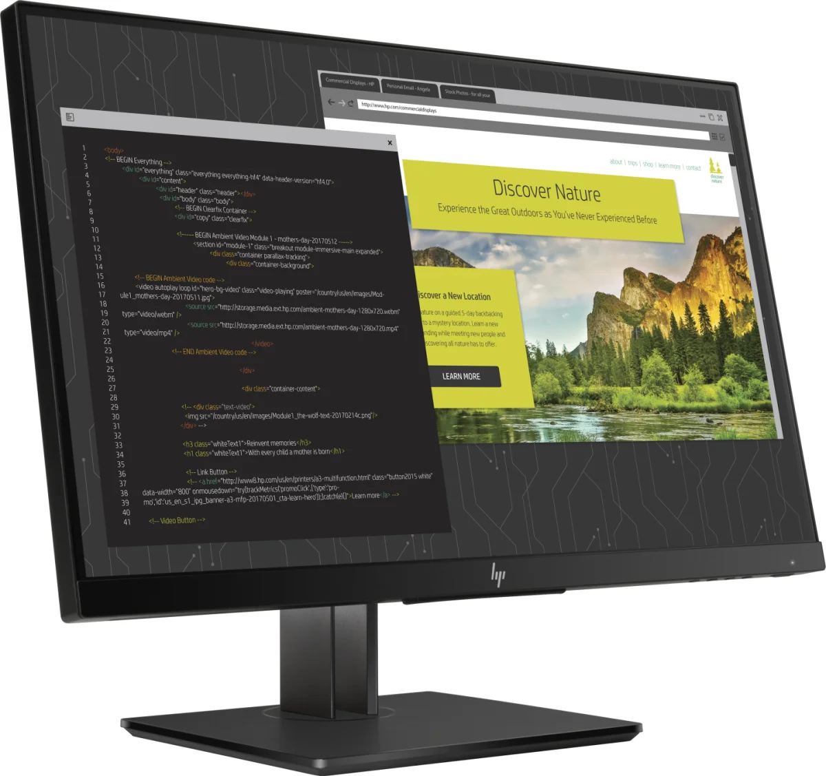 HP Z24nf G2, Ansicht 3