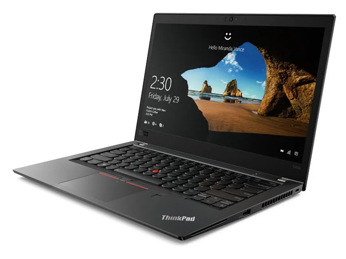 Lenovo ThinkPad T480s, Ansicht 3